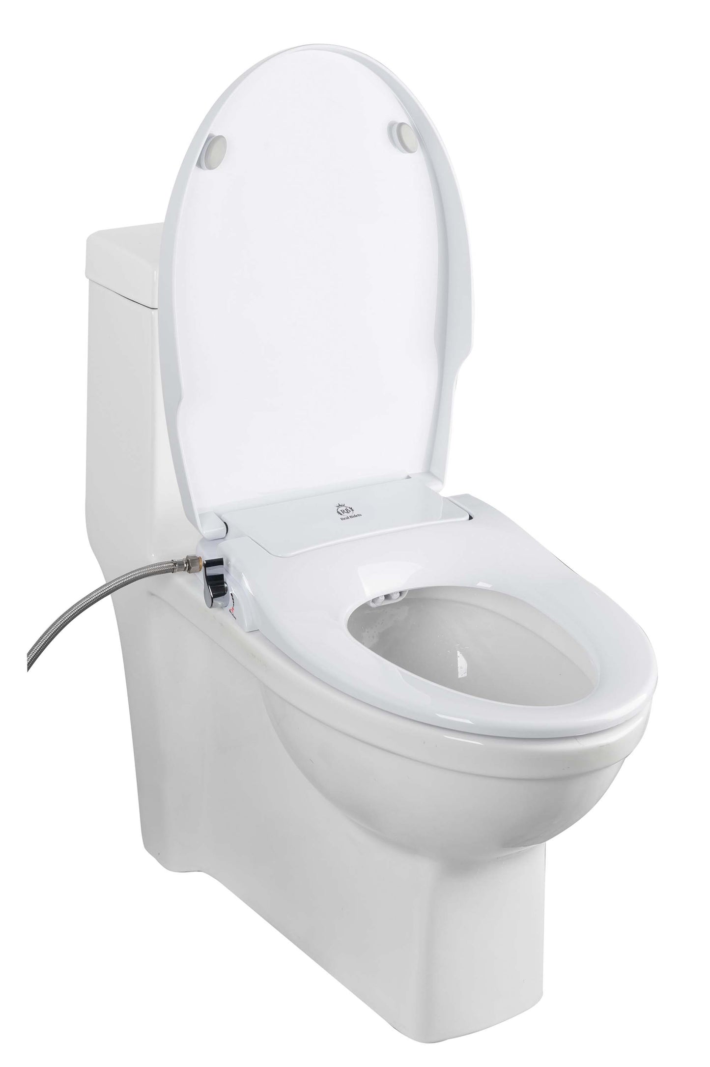 Real Bidets Full Bidet Toilet Seat with Built-In Sprayer – Dual Action, Non-Electric, Soft-Closing | RBC003 | UK