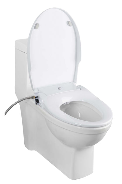 Real Bidets Full Bidet Toilet Seat with Built-In Sprayer – Dual Action, Non-Electric, Soft-Closing | RBC003 | UK