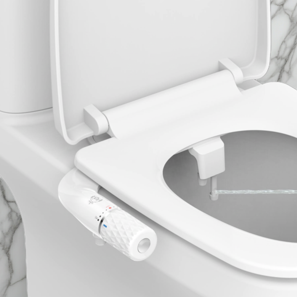 Non-Electric Bidet Attachment UK SPEC | Ultra-Thin Dual Nozzle | Real Bidets